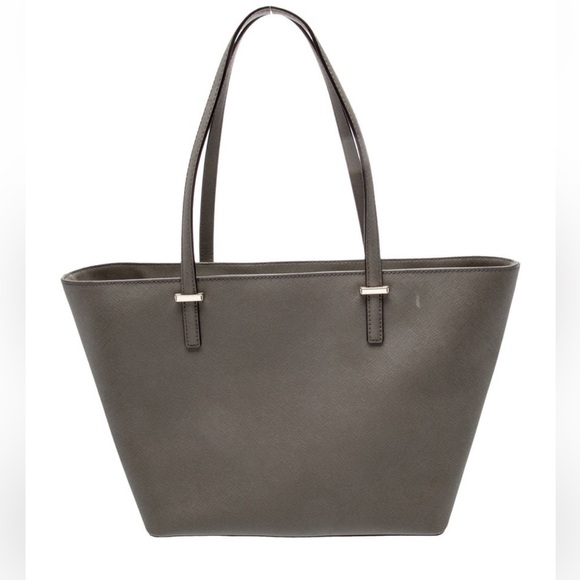 kate spade Olive Gray Saffiano Leather Tote - Picture 4 of 8